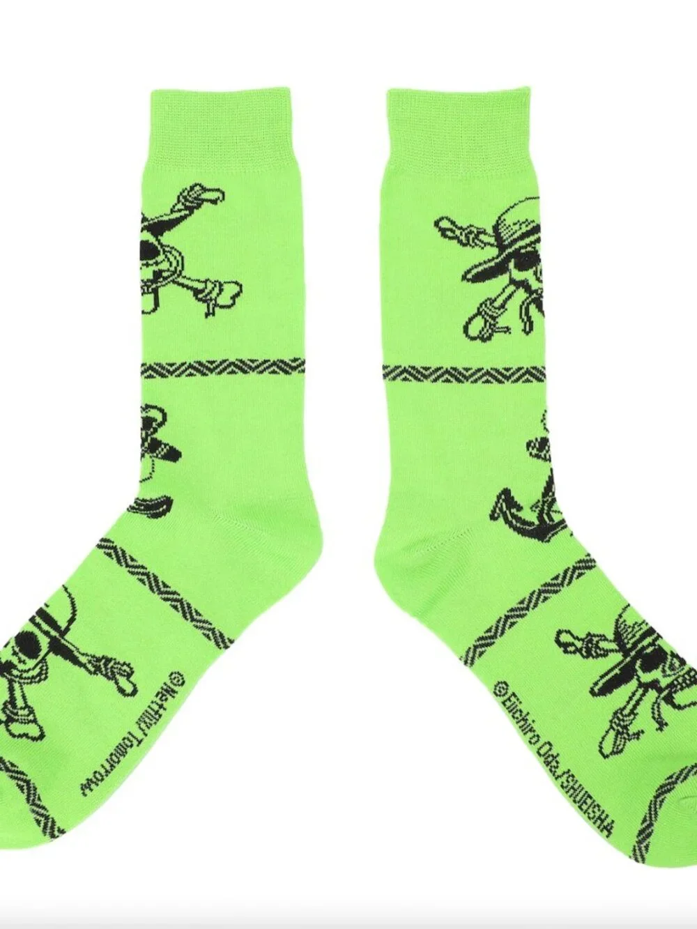 One Piece Straw Hat Pirate Icons Adult Crew Socks - 3-Pair Set